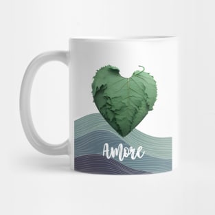 Love Nature No. 2: Amore Green Valentine's Day Mug